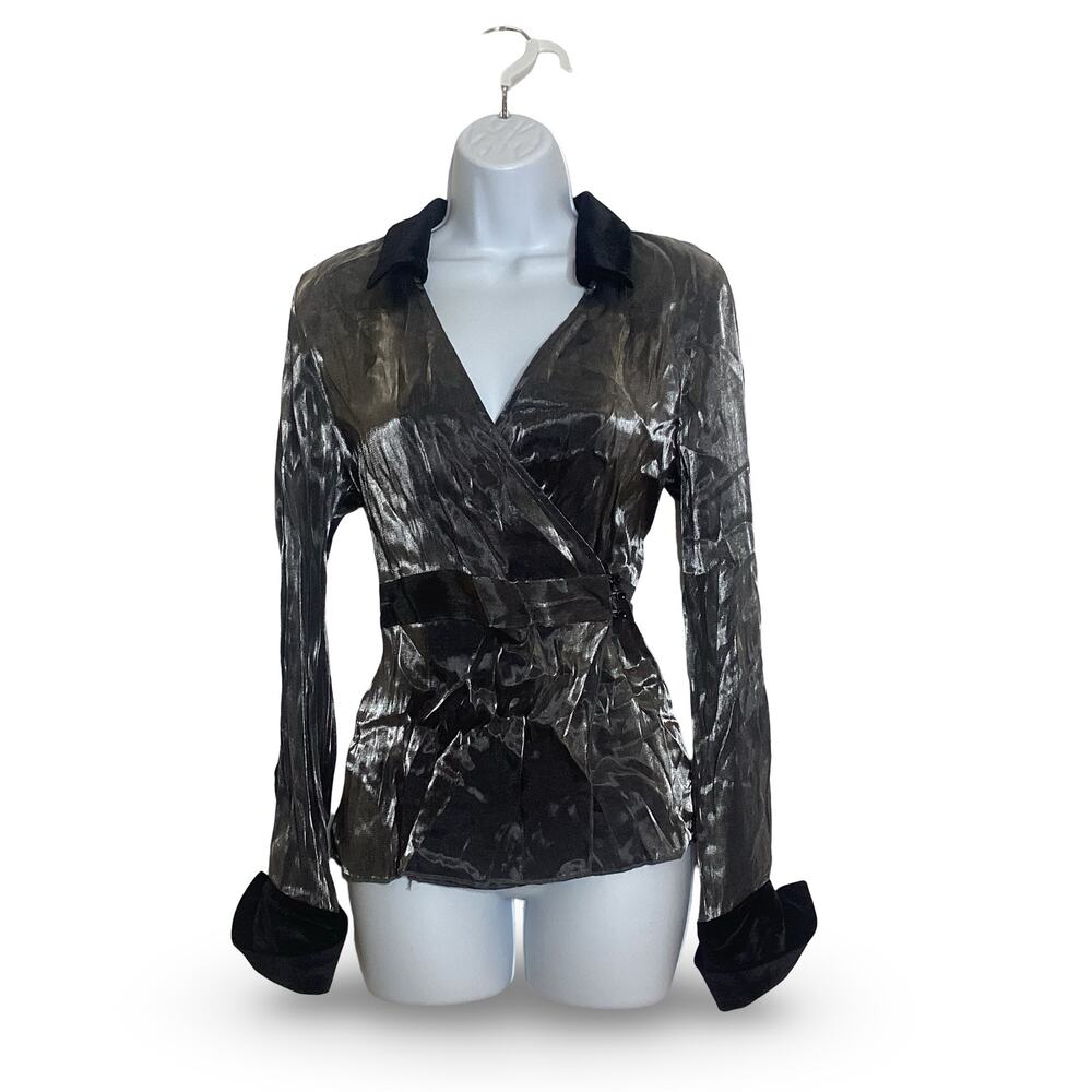 Vintage Faux Wrap Top